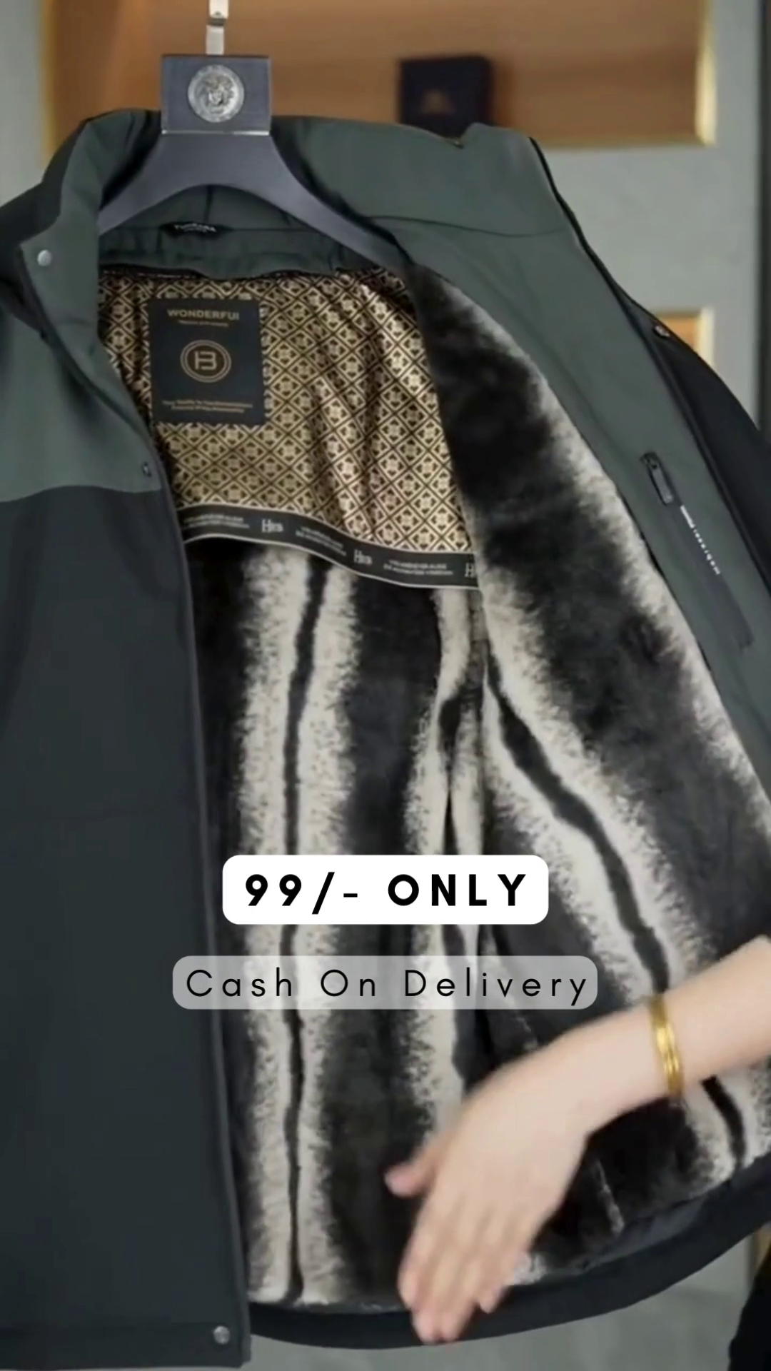 Warm Parka Winter Hooded Casual Jacket