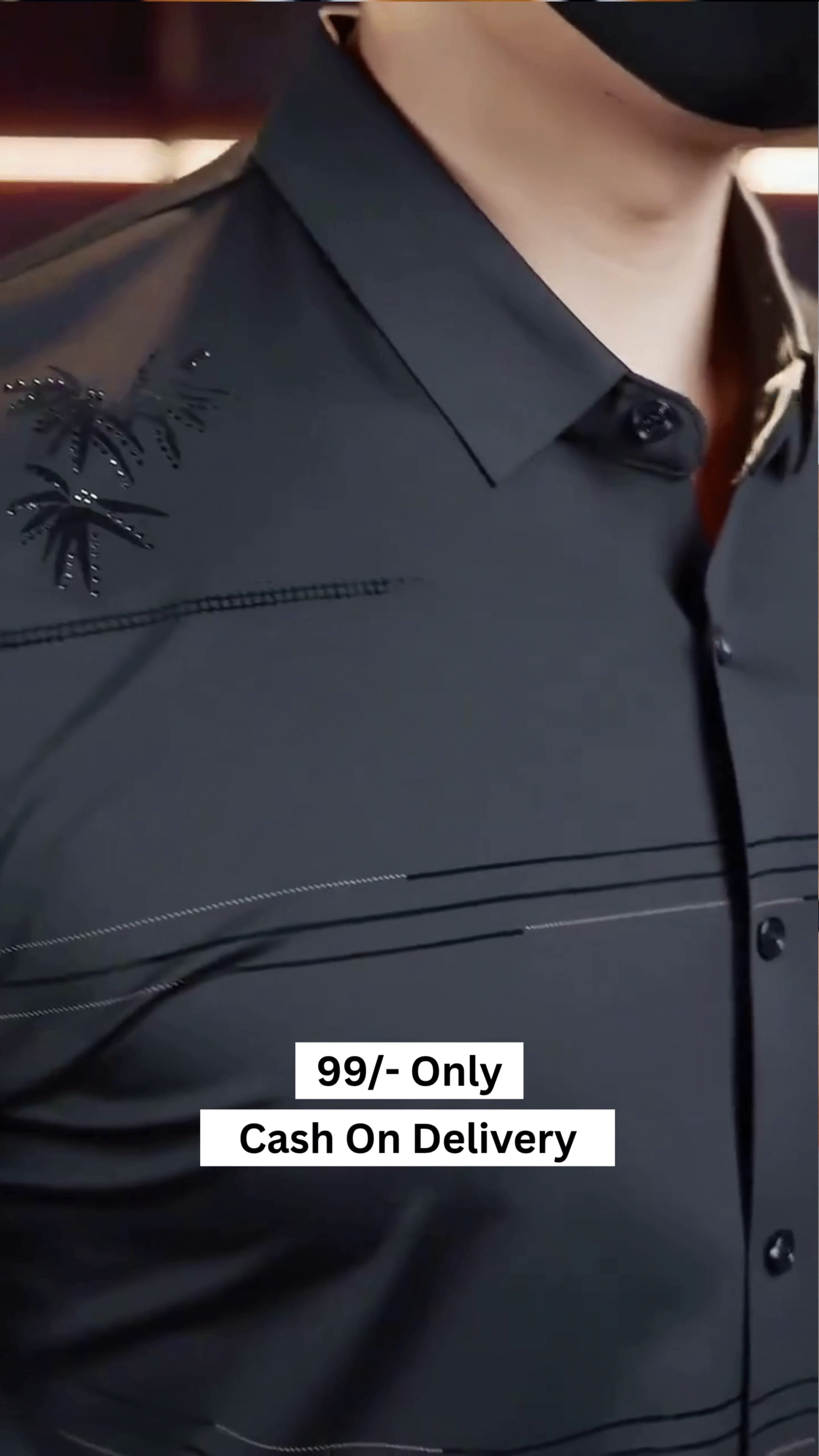 Men Regular Fit Solid Spread Collar Formal Shirt