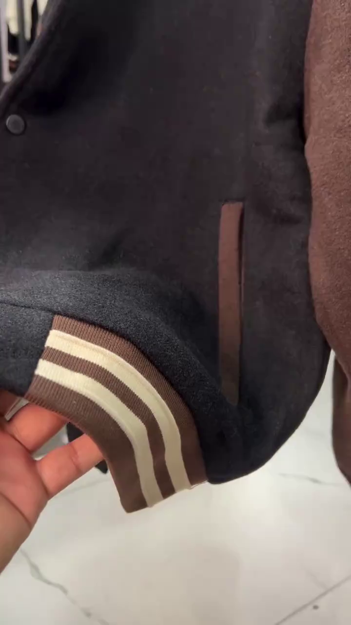 Classic Two Tone Varsity Jacket