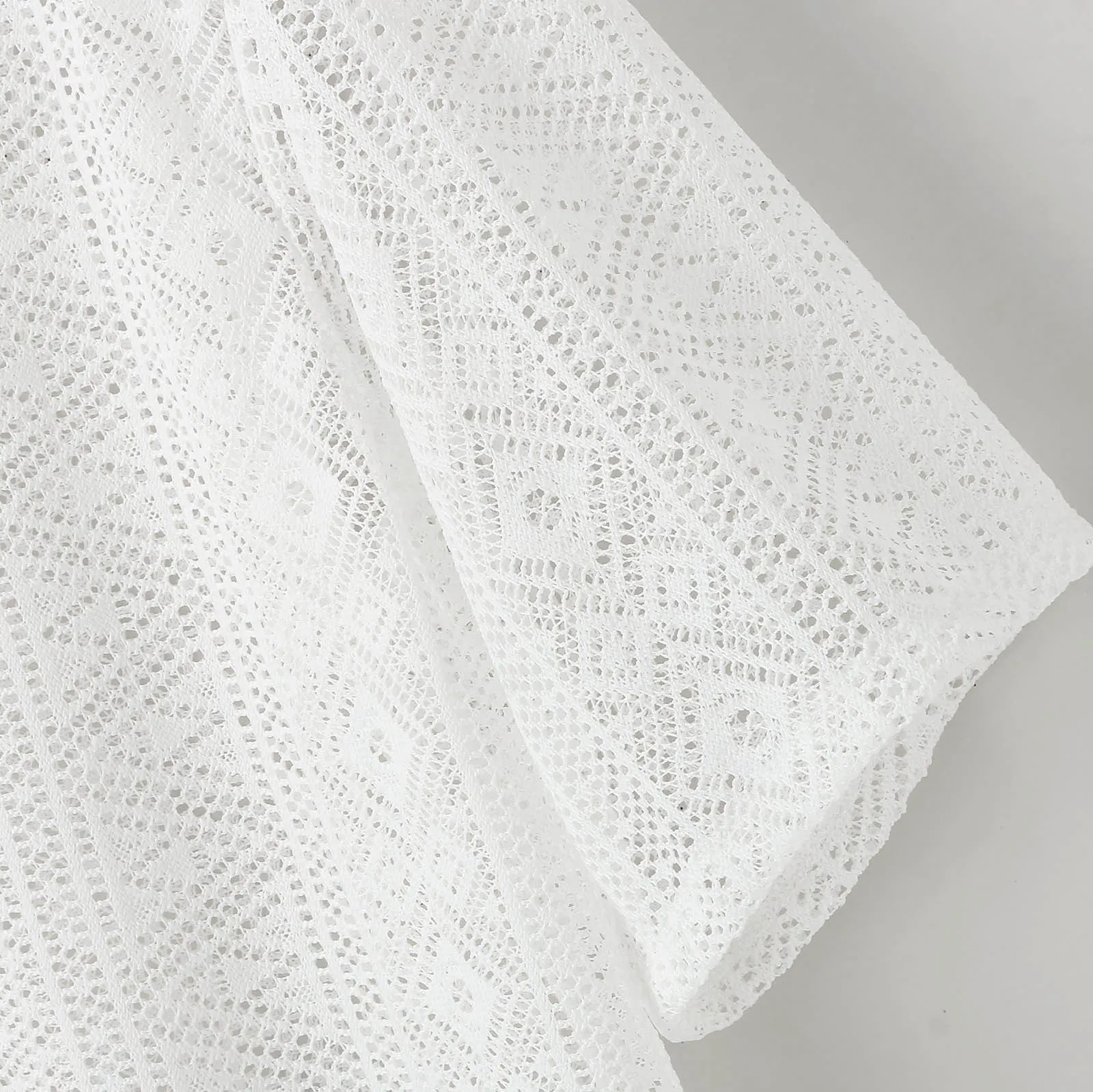 Gentleman's Vintage Geometric Lace Vacation Shirt