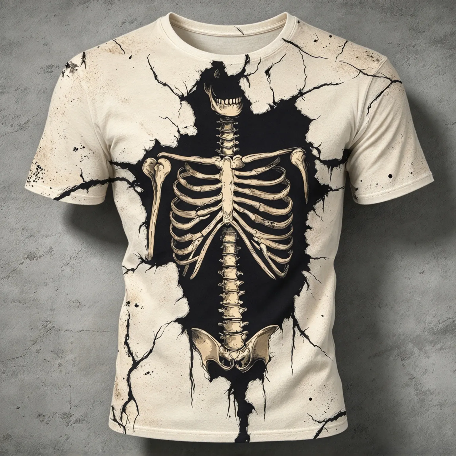 Men's Skull-print T-shirt